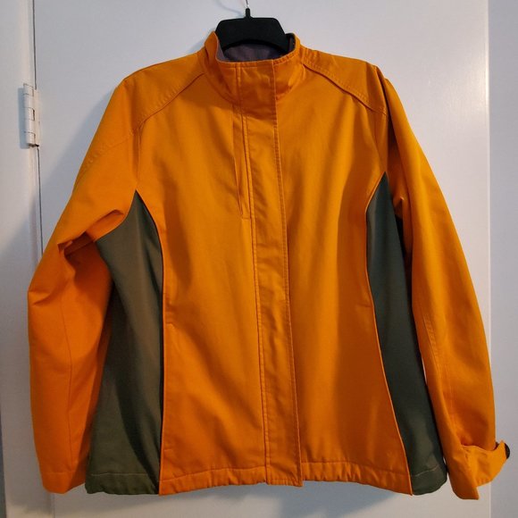 Cutter & Buck Weathertec orange/grey wind/water resistant jacket - Picture 1 of 12